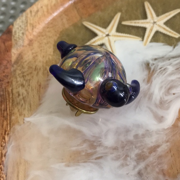 🖤Italy sea turtle glass art pin - Picture 3 of 15